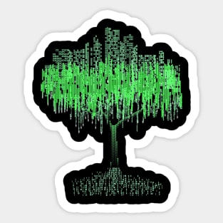 Binary Tree Coding Computer Programmer Coder Nerd Sticker